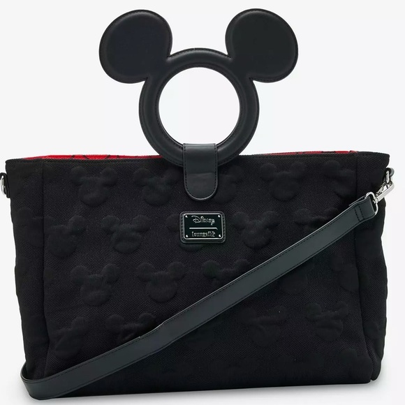 Loungefly Disney Mickey Mouse Silhouette Handle Tote Bag NEW - Picture 3 of 3